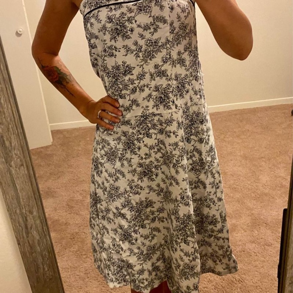 Off Shoulder Flower Dress